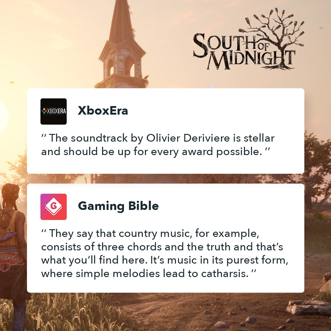 South of Midnight reviews - Olivier Deriviere