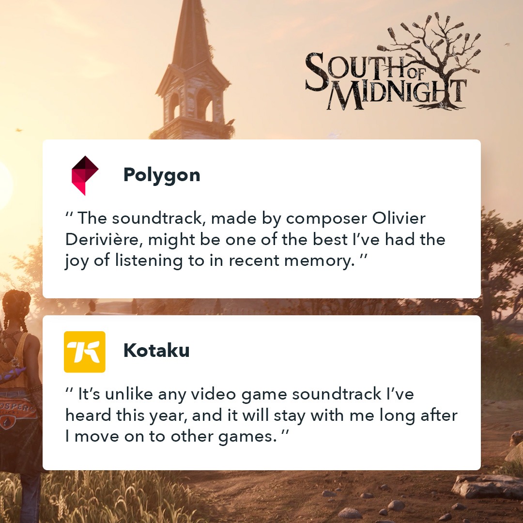 South of Midnight reviews - Olivier Deriviere